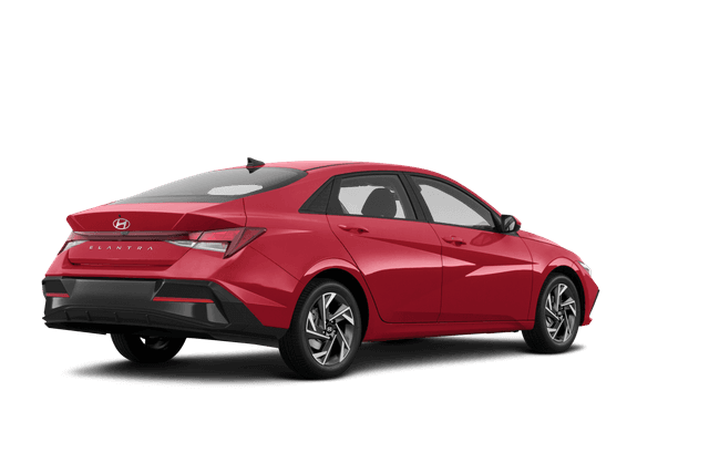 Hyundai Elantra  - Back view Hyundai Elantra  - Back view